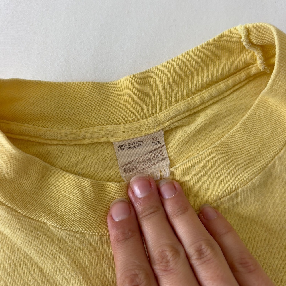 Vintage 1980 Probation Bowl‎ USC vs UCLA T-Shirt Yellow Single Stitch XL - Picture 3 of 6
